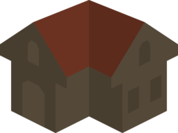 Placeholder Isometric Building Icon Colored Dark Alternative