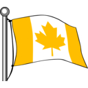 download Canada Flag Flying clipart image with 45 hue color