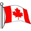 Canada Flag Flying