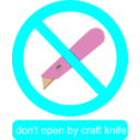 download Dont Open clipart image with 180 hue color
