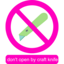 download Dont Open clipart image with 315 hue color