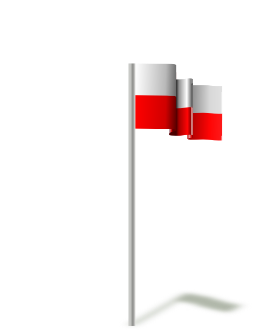 Flag Of Poland Wind