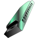 download Harmonica clipart image with 90 hue color