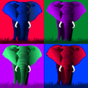 download Elephants clipart image with 225 hue color