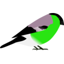 download Bullfinch clipart image with 90 hue color