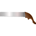 download Saw clipart image with 0 hue color