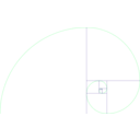 download Golden Spiral clipart image with 135 hue color