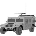 download Hummer clipart image with 0 hue color