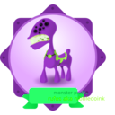 download Monster03 clipart image with 90 hue color
