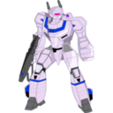 download Mecha Fighter clipart image with 225 hue color