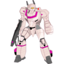 download Mecha Fighter clipart image with 315 hue color