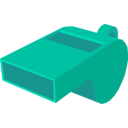 download Whistle clipart image with 180 hue color