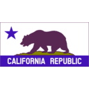 download California Banner Clipart B Solid clipart image with 270 hue color
