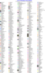 Standard Color List