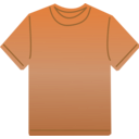 download T Shirt clipart image with 180 hue color