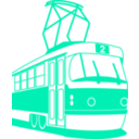 download Tramway clipart image with 135 hue color