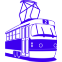download Tramway clipart image with 225 hue color