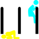 download Toilettes6 clipart image with 180 hue color