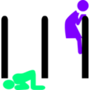 download Toilettes6 clipart image with 270 hue color