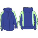 download Hoodie Poleron clipart image with 45 hue color