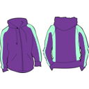download Hoodie Poleron clipart image with 90 hue color