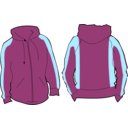 download Hoodie Poleron clipart image with 135 hue color
