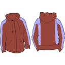 download Hoodie Poleron clipart image with 180 hue color