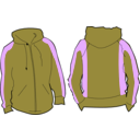 download Hoodie Poleron clipart image with 225 hue color