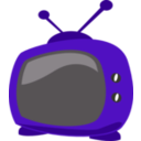 download Cartoon Tv clipart image with 225 hue color
