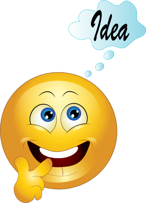 Yellow Thinking Smiley Emoticon