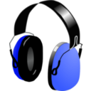 download Headphones clipart image with 180 hue color