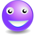 download Simley Face clipart image with 225 hue color