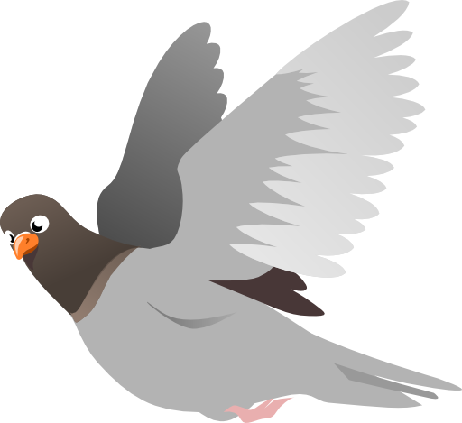 A Flying Pigeon