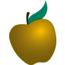 download Apple clipart image with 45 hue color