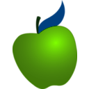 download Apple clipart image with 90 hue color