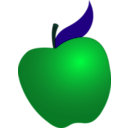 download Apple clipart image with 135 hue color