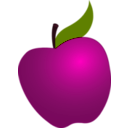 download Apple clipart image with 315 hue color