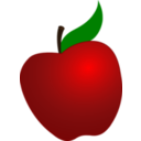 download Apple clipart image with 0 hue color