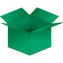 download Box clipart image with 135 hue color