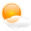 download Sun clipart image with 0 hue color