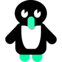 download Penguin Cartoon clipart image with 135 hue color