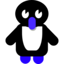 download Penguin Cartoon clipart image with 225 hue color