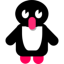 download Penguin Cartoon clipart image with 315 hue color