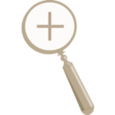 download Magnifying Glass clipart image with 180 hue color