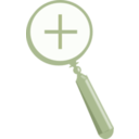 download Magnifying Glass clipart image with 225 hue color