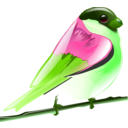 download Bird Icon clipart image with 90 hue color