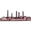 download Old Factory clipart image with 315 hue color