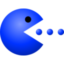 download Pac Man clipart image with 180 hue color