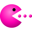 download Pac Man clipart image with 270 hue color