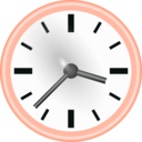 download Clock clipart image with 180 hue color